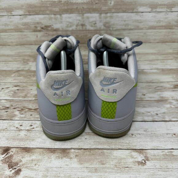Nike Air Force 1 Low Volt Swoosh CD0888-002 Grey Low Top Sneakers Men's Size 12 - Picture 4 of 9